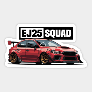 Subaru WRX STI Car Art - Impreza EJ25 Widebody Modified JDM Car Sticker